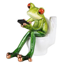 Taking Care of Business Frog Figure