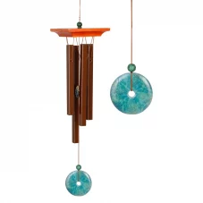 Turquoise Square Wind Chime