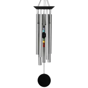 Wood Stone & Metal Chakra Wind Chime