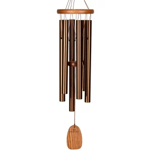 Wooden & Bronze Amazing Grace Wind Chime