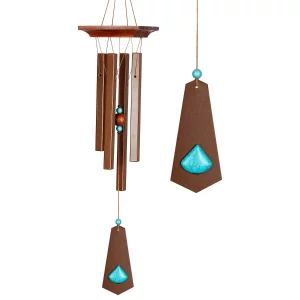 Woodstock Rustic Turquoise Wind Chime