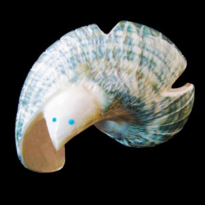 Beautifully Unique Shell Eagle Fetish
