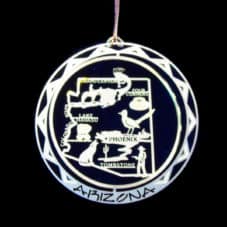 Brass Ornament of AZ State