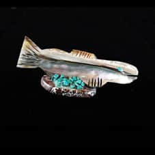 Abalone Fish Fetish Carving by Laiwakete