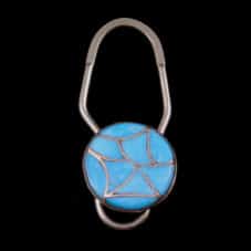 Navajo Turquoise Inlay Key Ring