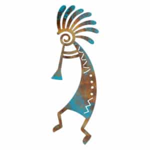 Left-Facing-Kokopelli-Metal-Wall-Decor