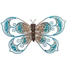 Mosaic-Butterfly-Wall-Decor-16-inch-Blue