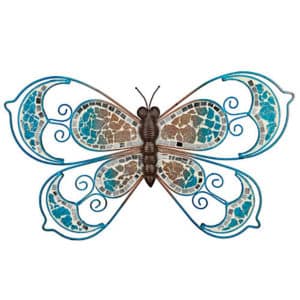 Mosaic-Butterfly-Wall-Decor-16-inch-Blue