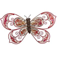 Mosaic-Butterfly-Wall-Decor-16-inch-Pink