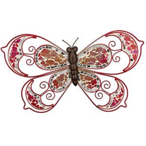 Mosaic-Butterfly-Wall-Decor-16-inch-Pink