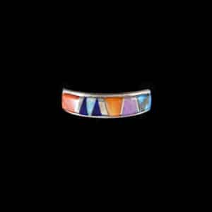 Navajo Medium Multi-Stone Inlaid Ring