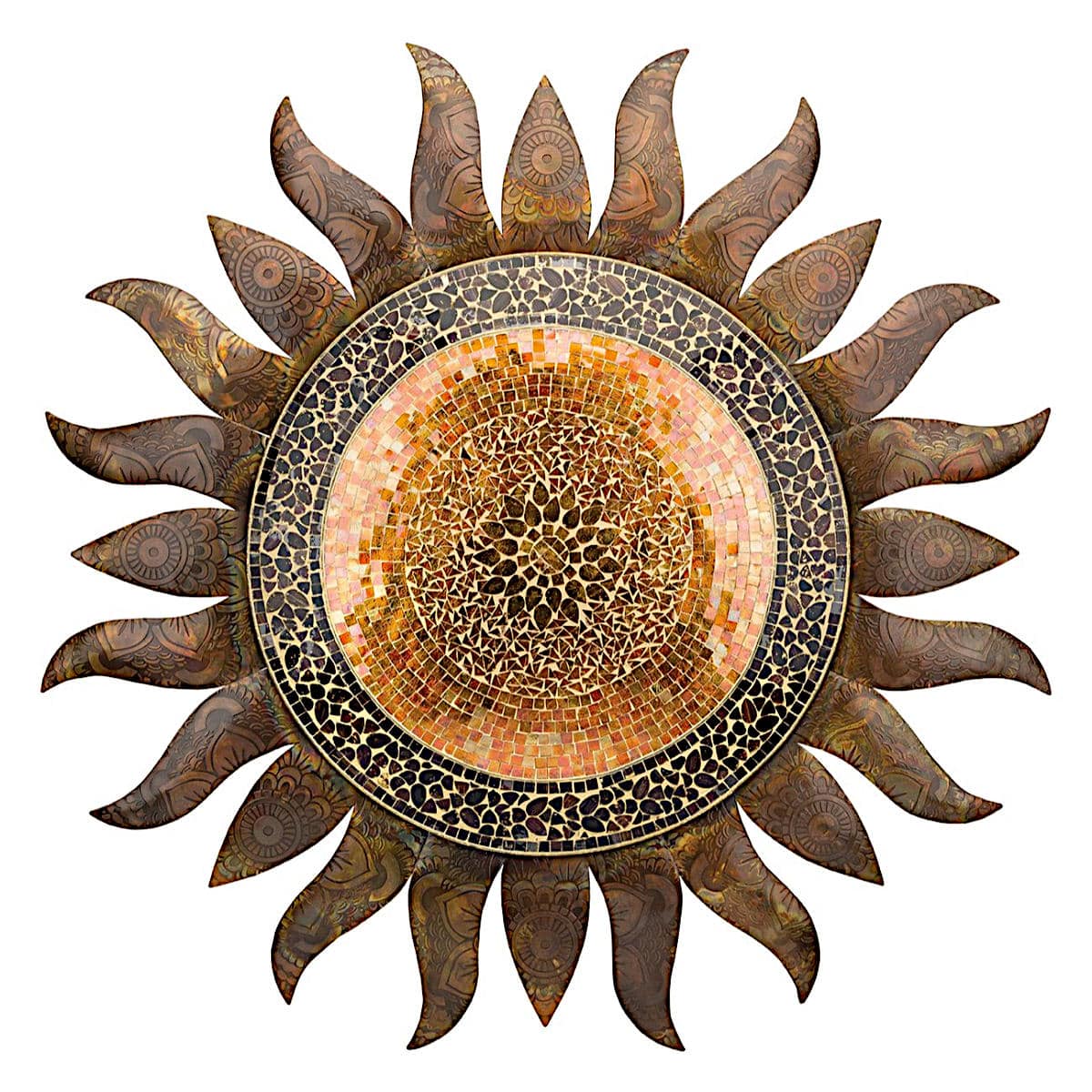 Regal Gold Sun Wall Decor