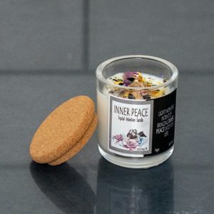 Crystal Intention Candle; Inner Peace