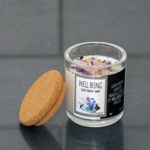 Crystal Intention Candle; Well Being