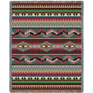 Desert Stripe Decorative Throw Blanket