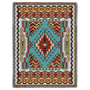 Painted Hills Turquoise Blanket