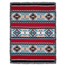 Rimrock Red Woven Throw Blanket