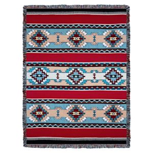 Rimrock Red Woven Throw Blanket