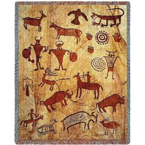 Rock Art of the Ancients Throw