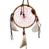 4" Woven Dreamcatcher with Crystal - Image 3