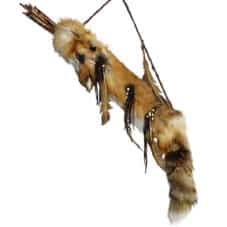 Genuine Native American Hand-Crafted Fox Fur Quiver