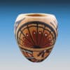 Hand-Made Genuine Mesa Pueblo Butterfly Pottery Vase