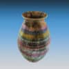 Original Authentic Traditional Horsehair & Etched Vase