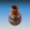 One-Of-A-Kind Traditional Horsehair Etched Pottery Vase