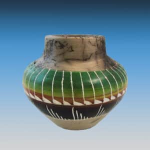 Fine Navajo Horsehair Pottery by Cecilia Benally