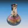 Navajo Hand-Etched White Clay Horsehair Pottery Vase