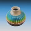 Cecilia Benally Authentic Navajo Horsehair Etched Clay Pot