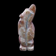 One-Of-A-Kind Zuni Bear Carving with Inlaid Silver