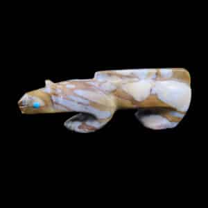 Tijilite Zuni Mountain Lion Carved Fetish