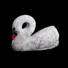 Kevin Pincion Zuni Swan Fetish Carving