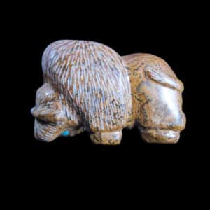 Original Handcrafted Quam Zuni Buffalo Fetish