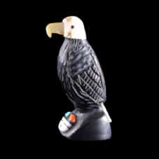 Eagle with Zuni Sunface Fetish