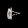 White Buffalo Center Stone Navajo Ring