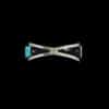 Fine Handcrafted Navajo Inlaid Fan Ring