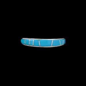 Inlaid Turquoise Navajo Ring