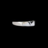 Hand-Inlaid Navajo White Buffalo Ring