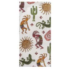 Sundance Kokopelli, Cactus, Gecko & Spiral Sun Towel