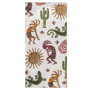Sundance Kokopelli, Cactus, Gecko & Spiral Sun Towel