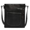 Montana West Black Leather Conceal Carry Crossbody Purse