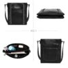 Montana West Black Leather Conceal Carry Crossbody Purse