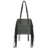 Real Leather Bohemian Fringe Concealed Carry Shoulder Bag