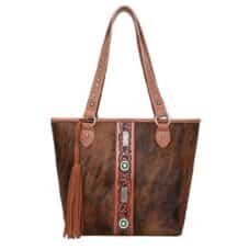 Trinity Ranch Hair-On Cowhide Collection Concealed Carry Tote