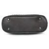 Wrangler Leather Woven Black Crossbody Bag