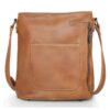 Wrangler Leather Woven Tan Crossbody Bag