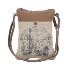 Maru Canvas Desert Landscape Small Crossbody Bag