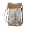 Maru Canvas Desert Landscape Small Crossbody Bag